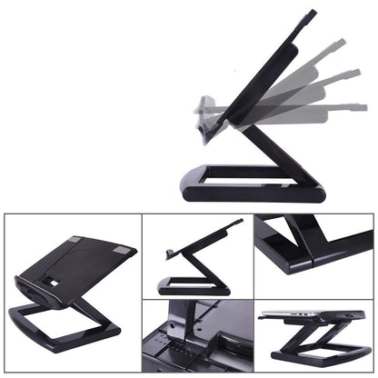 Portable notebook computer stand